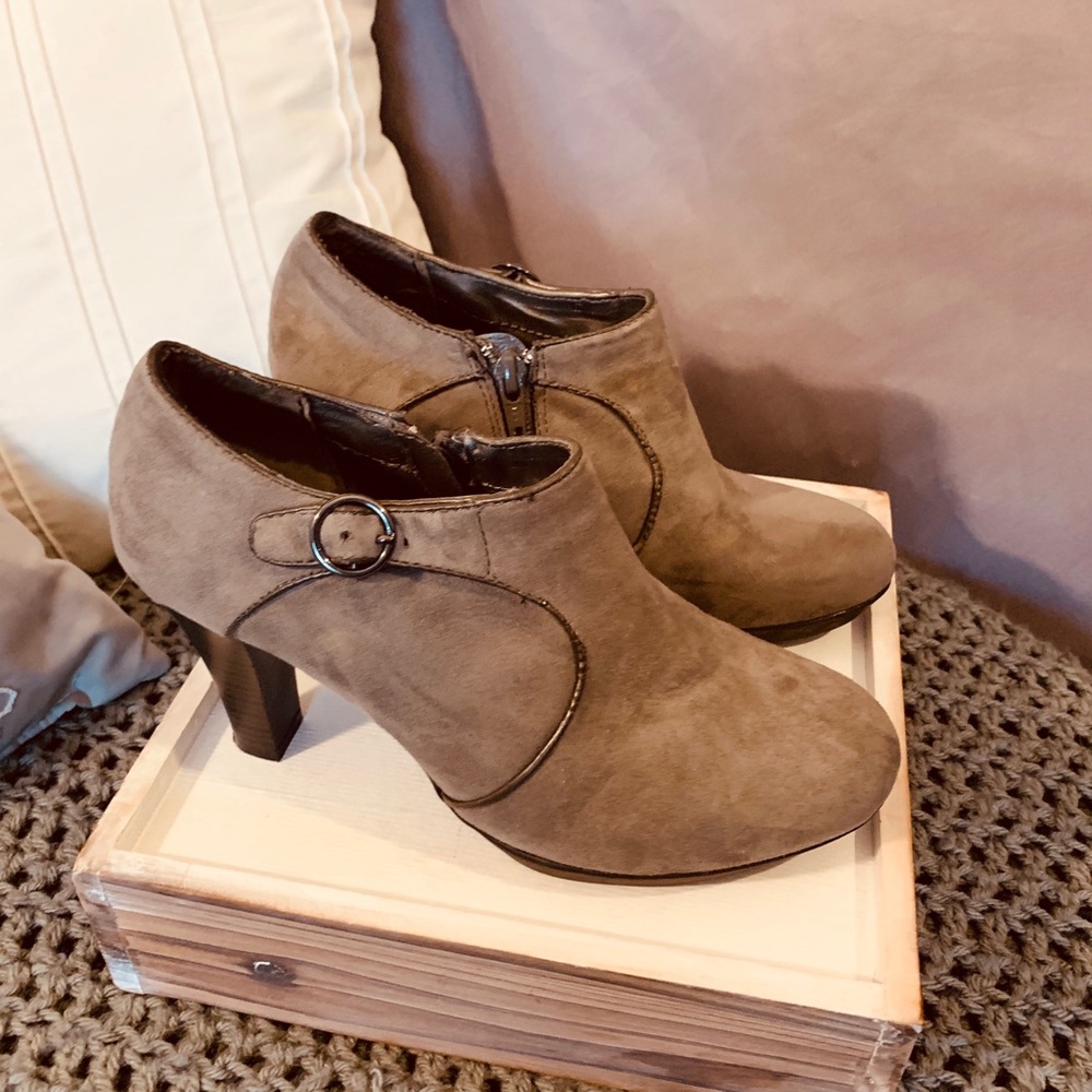 Grey booties